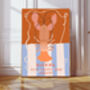 Lobster Kitchen Art Print 'Angry When Hungry', thumbnail 1 of 4