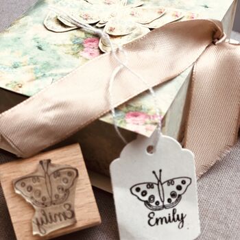 Personalised Butterfly Stamp, 2 of 3