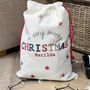 Colourful Christmas Personalised Sack, thumbnail 1 of 5