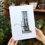 'Soho Corner, New York' Recycled Paper Collage Print, thumbnail 1 of 5