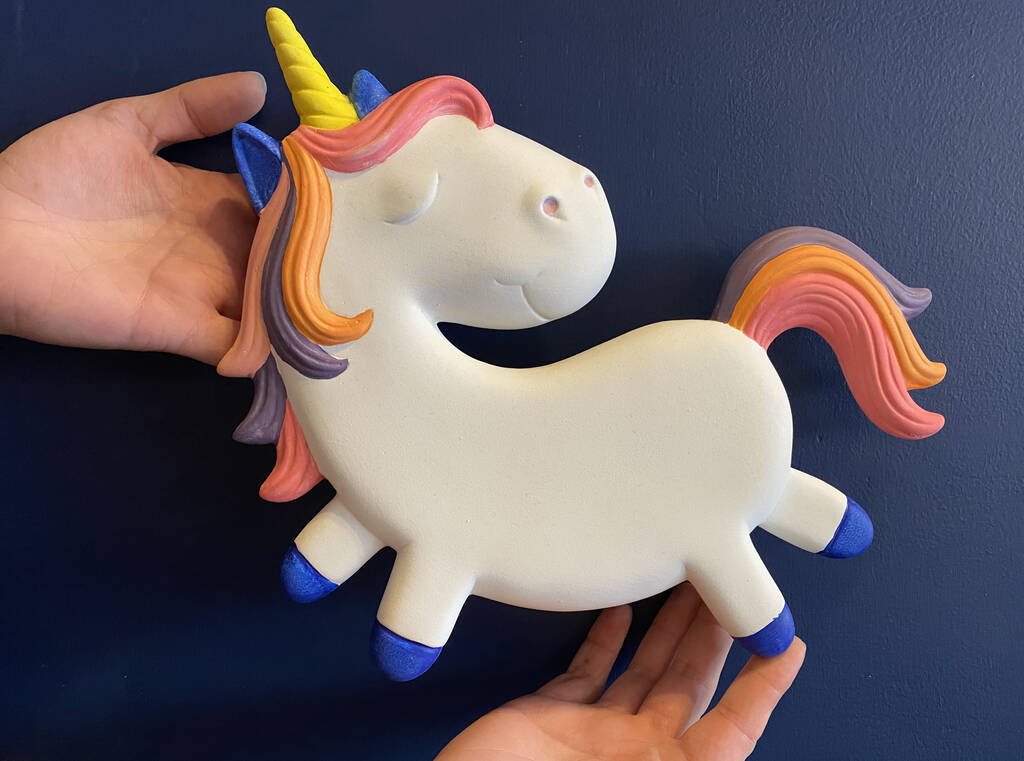 Paint Your Own Ceramic Unicorn Wall Hanger, 1 of 4