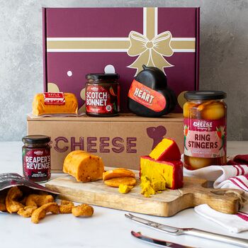 All About The Burn! Hot And Spicy Cheese Hamper, 6 of 12