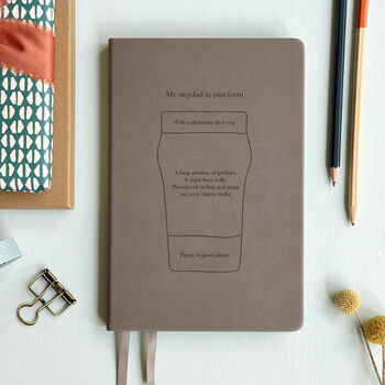 My Dad As A Pint Personalised Notebook, 5 of 10
