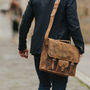 Vintage Style Leather Satchel Bag, thumbnail 5 of 12