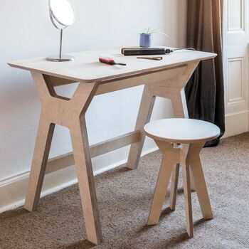 The Tenement Desk In Natural Plywood Finish, 3 of 3