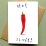 Hot Stuff Valentines Card, thumbnail 2 of 3