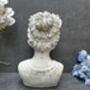 26cm Cream Vintage Style Ladies Bust Head Statue Decor, thumbnail 5 of 11