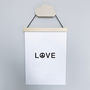 Love And Peace Typographic Print, thumbnail 2 of 2