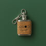 Mini Cork Hipflask 'Good Luck' | Keyring | Irish Gift | Souvenir Gift, thumbnail 1 of 2