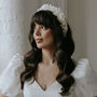 India Bridal Dried Flower Crown Wedding Headband, thumbnail 1 of 4