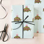 Tortoise With A Cake Birthday Wrapping Paper, thumbnail 1 of 3
