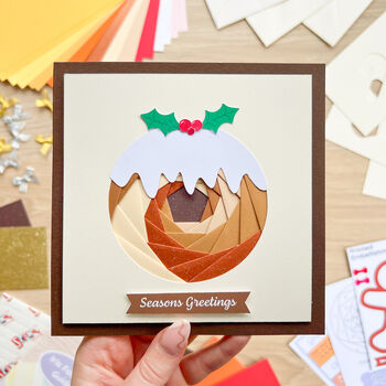 Christmas Treats Card Making Kit | Beginner Iris Fold, 3 of 7