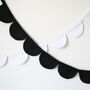 Scallop Fabric Bunting, thumbnail 3 of 4