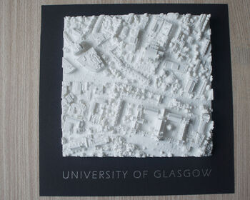 Graduation Gift University Of Glasgow 3D Printed Map, 6 of 9