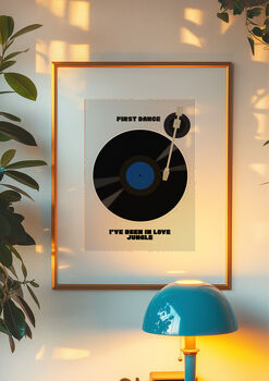 Custom Vinyl Record Poster, 4 of 10