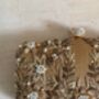 Gold Embroidered Rectangular Clutch Bag, thumbnail 8 of 11