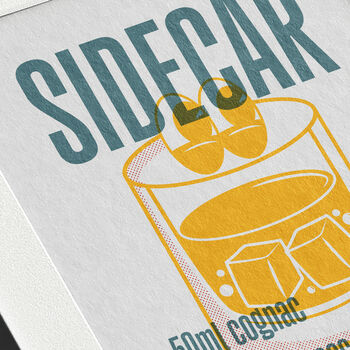 Sidecar Cocktail Print, 2 of 2