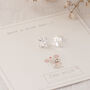 Cute Mouse Sterling Silver Studs Mice Day, thumbnail 1 of 9