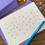 'Dots' Letterpress Celebration Card, thumbnail 1 of 2