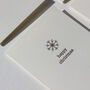 Pack Of Eight Letterpress Christmas Cards, thumbnail 4 of 10