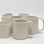 Porcelain White Cup Mug Glazed Handmade, thumbnail 10 of 10