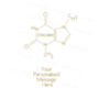Personalised Chocolate Molecule Chemistry Card, thumbnail 2 of 12