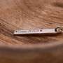 Personalised Recycled Silver Message Tag Necklace, thumbnail 4 of 12