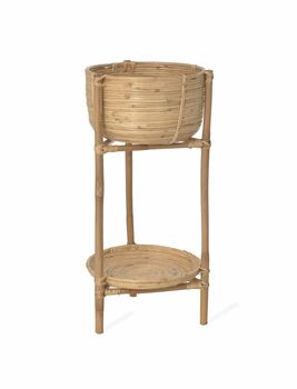 Rattan Planter On A Stand, 2 of 2