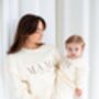 Mama Est Personalised Embroidered Ladies Hoodie Jumper, thumbnail 8 of 10