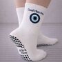 'Good Vibes Only' Grip Socks, thumbnail 1 of 3