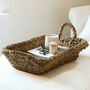 Chunky Seagrass Basket Tray, thumbnail 1 of 2