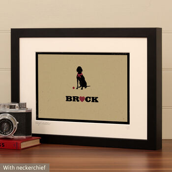 Personalised Pointer Print For One Or Two Dogs, 7 of 10