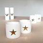 Tealight Holders With Star Set Of Two, thumbnail 2 of 6