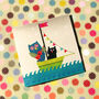 Owl And The Pussycat Card, thumbnail 4 of 5