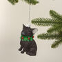 G Decor Cheerful Canine Festive Christmas Tree Ornament, thumbnail 1 of 3
