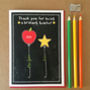 Personalised Teacher Thank You Card, thumbnail 2 of 3