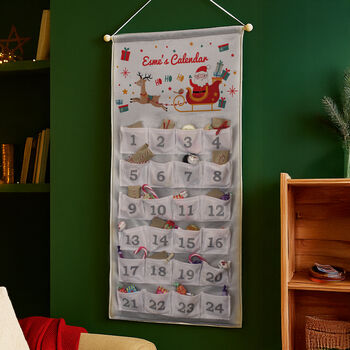 Personalised Santa Sleigh Advent Calendar, 3 of 6