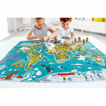 Huge World Map, Dinosaur Or Solar System Puzzles, 3 of 10