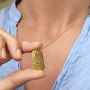 Textured Nugget Necklace, thumbnail 4 of 8