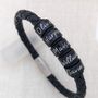 Personalised Bracelet For Men With Engraved Rings, thumbnail 4 of 9