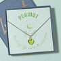 Healing Heart Peridot Gemstone Necklace, thumbnail 1 of 10