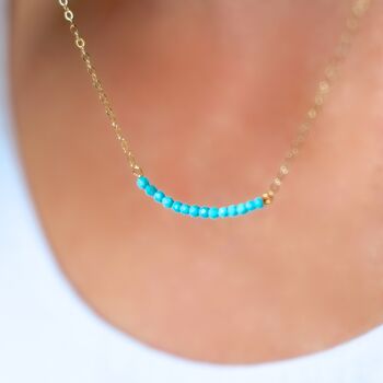 December Birthstone Real Turquoise Necklace, 6 of 7
