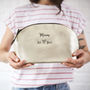 We Love You Mum Leather Toiletry Bag, thumbnail 1 of 6