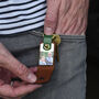 Personalised Photo Leather Keyring For Grandad, thumbnail 3 of 5