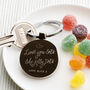 Personalised Love You Lots Like Jelly Tots Keyring, thumbnail 1 of 6