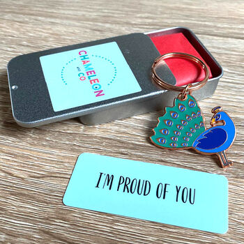 'I'm Proud Of You' Keyring Gift For Friend, 2 of 12