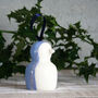 Porcelain Penguin Christmas Tree Decoration, thumbnail 3 of 4