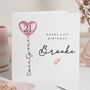 Personalised 21st Birthday Card For Daughter Or Friend, thumbnail 1 of 6