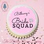 Personalised Bride Squad Edible Cocktail Toppers, thumbnail 4 of 4