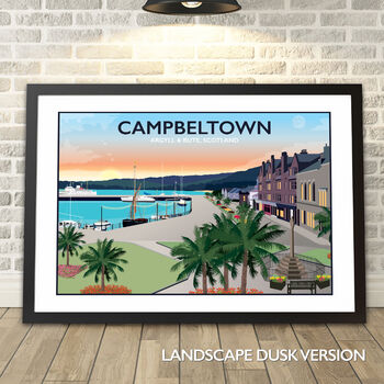 Campbeltown, Argyll And Bute, Scotland Dusk Print, 2 of 8